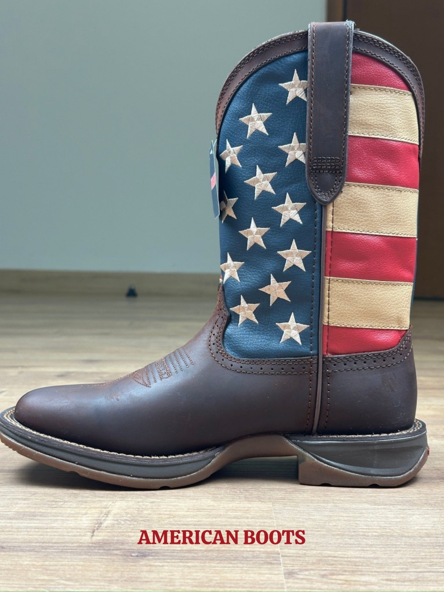 BOTA DURANGO REBEL, BANDEIRA EUA — DB5554.