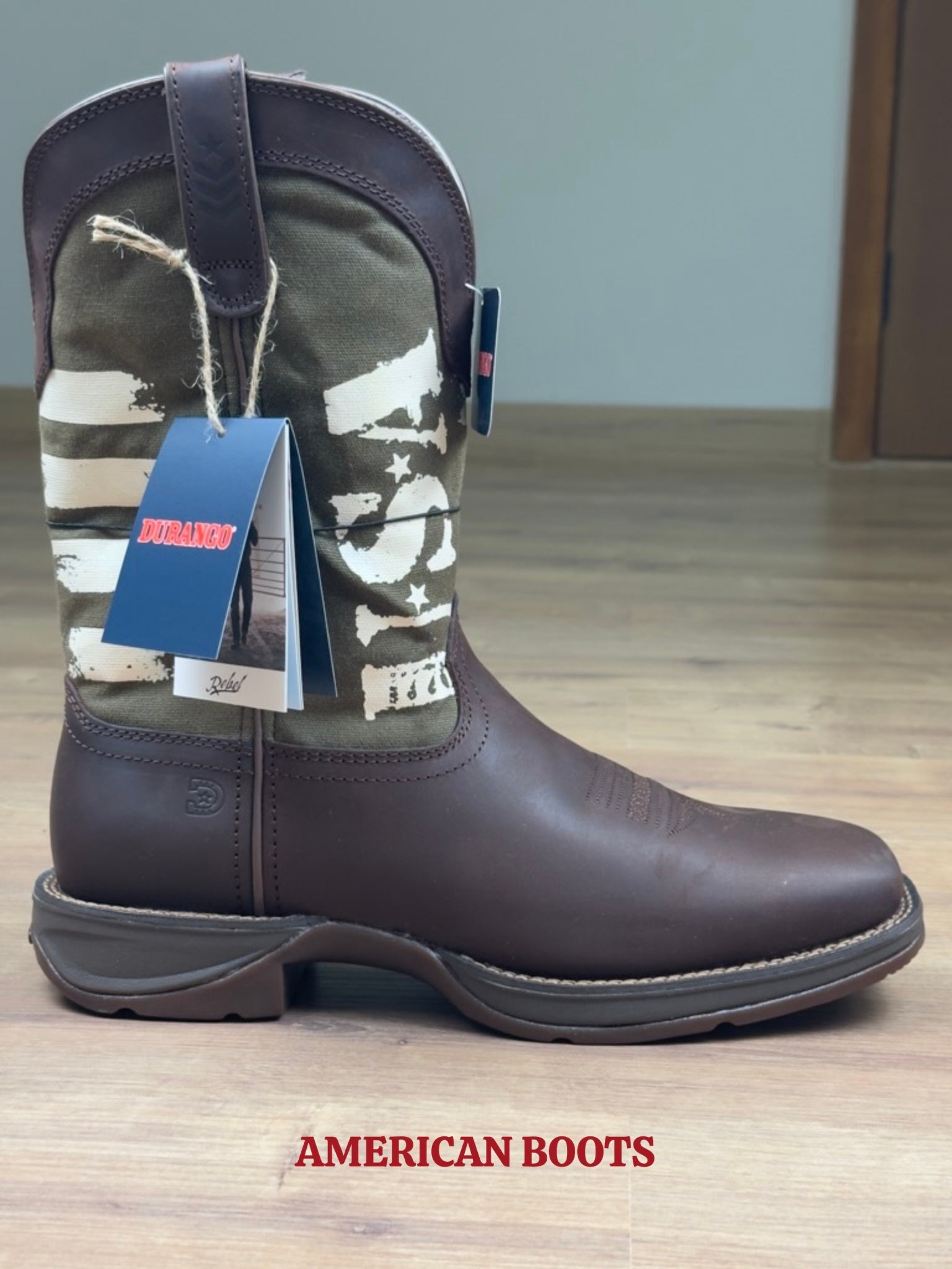 BOTA DURANGO REBEL, VERDE MILITAR — DDB0313.