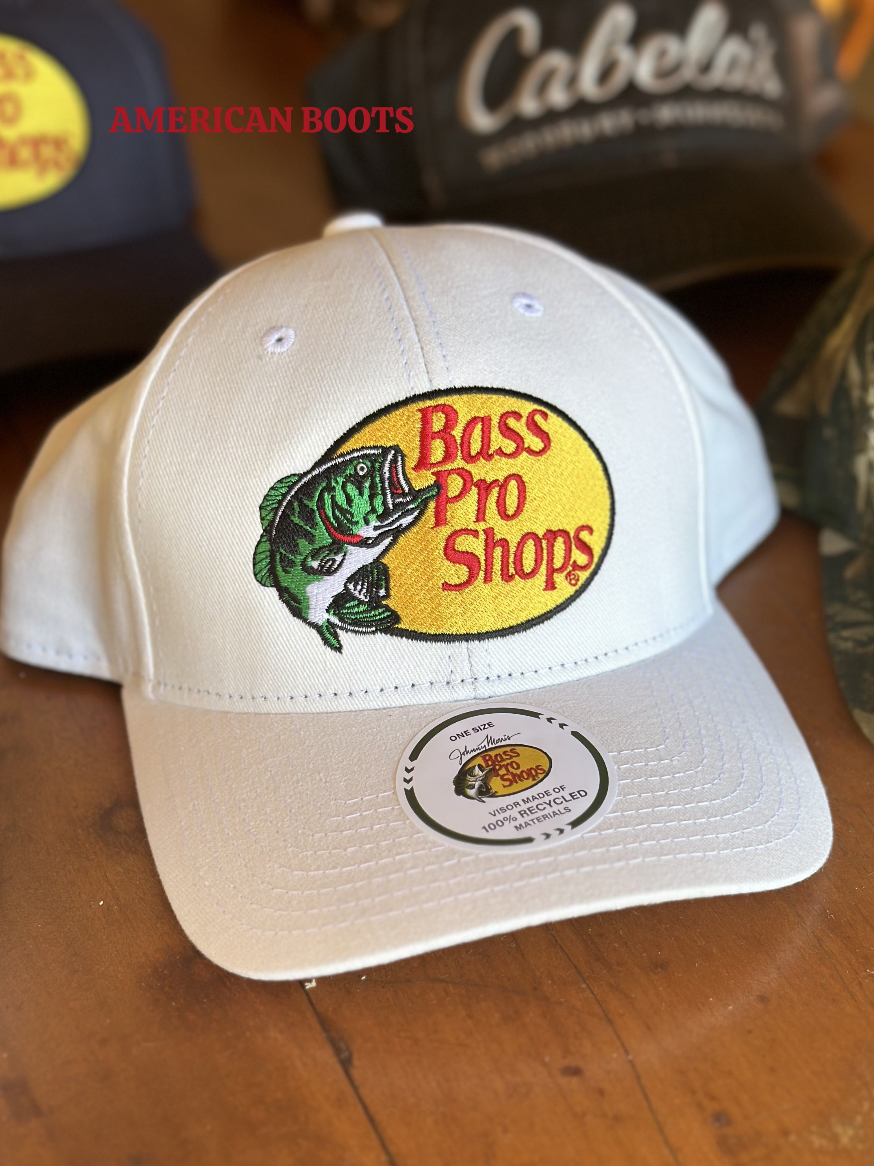 BONÉ BASS PRO SHOPS BRANCO BPS 101097920
