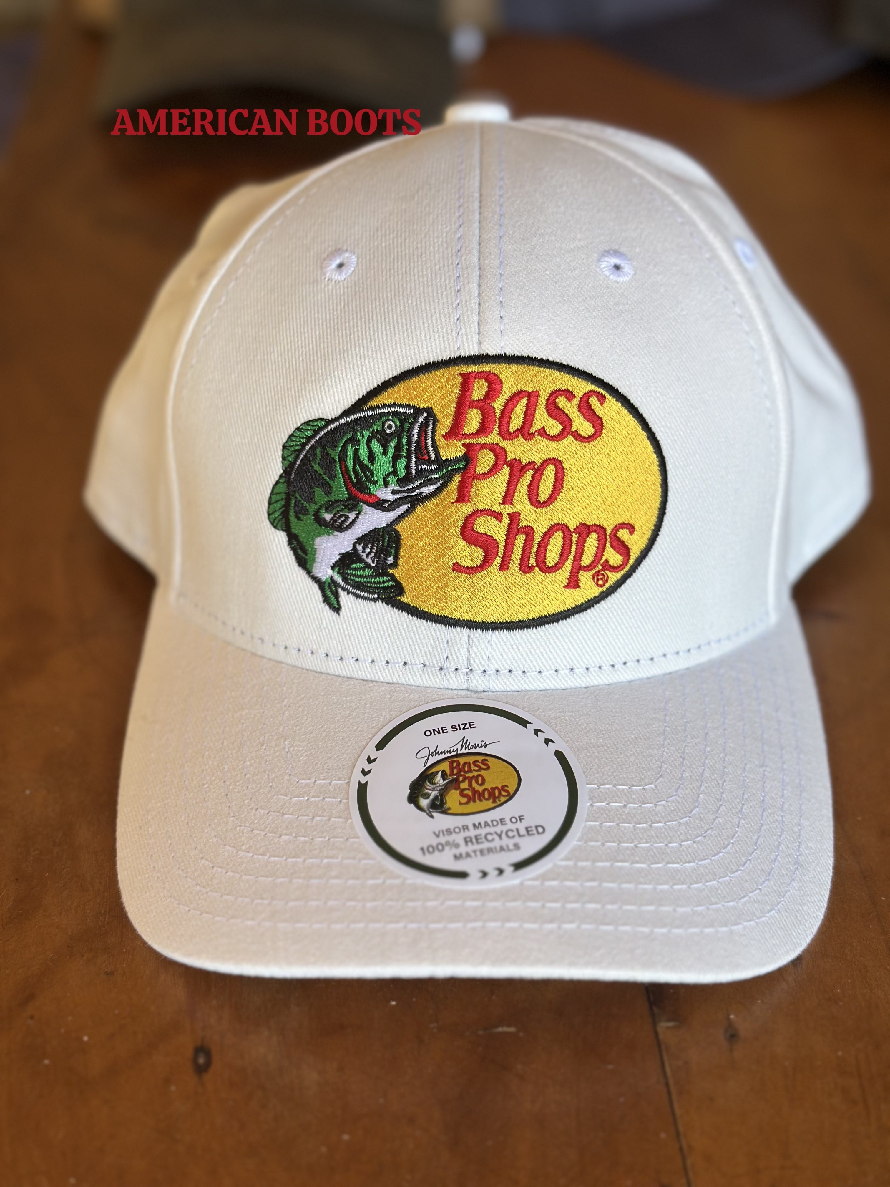 BONÉ BASS PRO SHOPS BRANCO BPS 101097920
