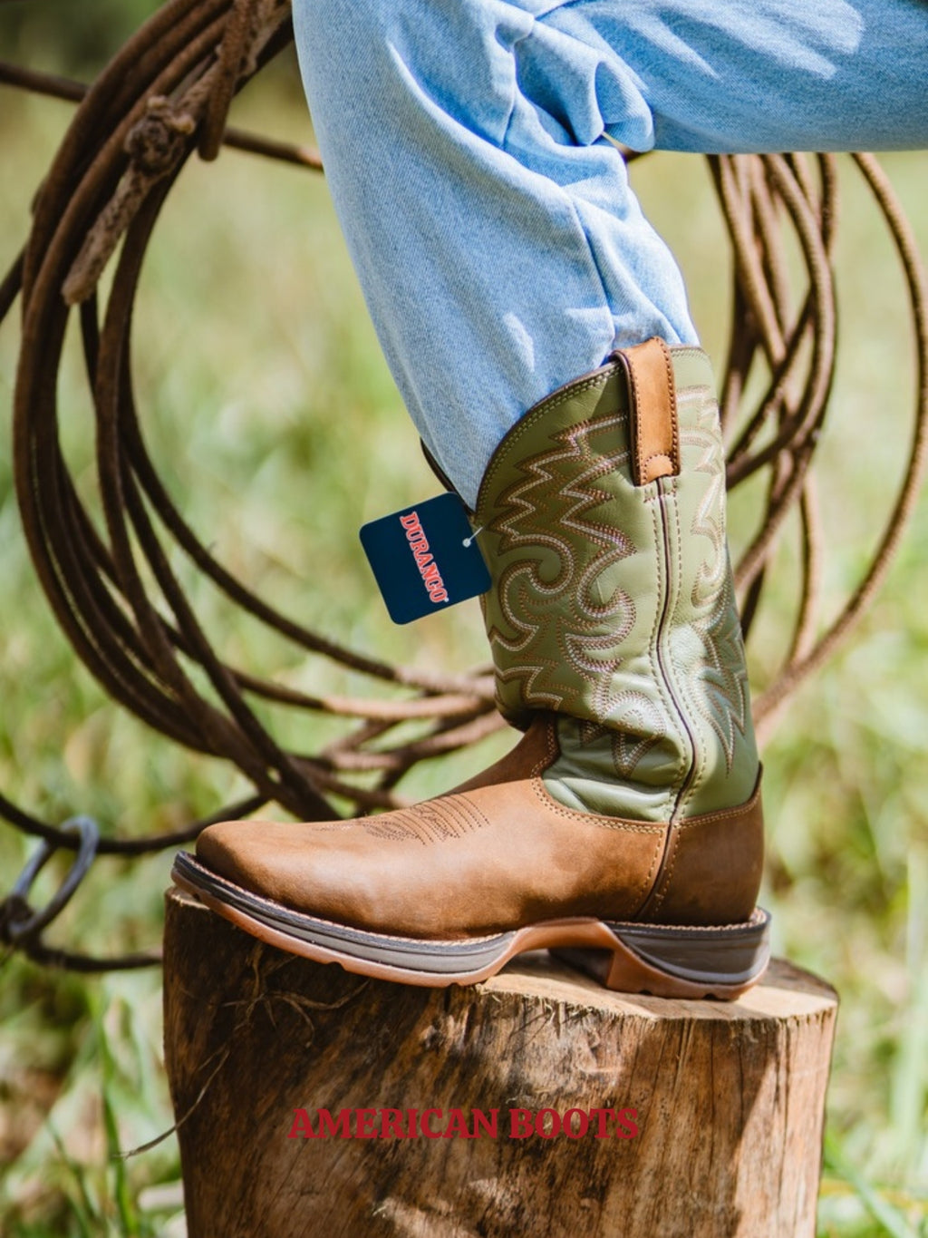 BOTA DURANGO REBEL, CACTO DO DESERTO — DB5416.