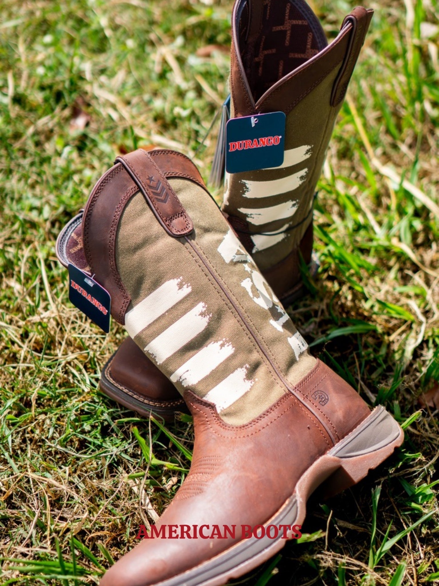 BOTA DURANGO REBEL, VERDE MILITAR — DDB0313.