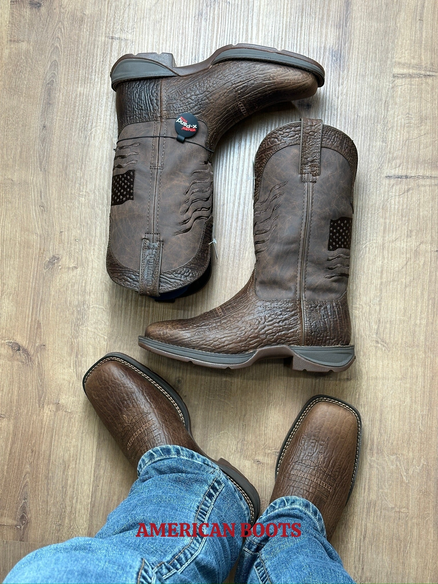 BOTA DURANGO REBEL, COURO DE CABEÇA — DDB0314.