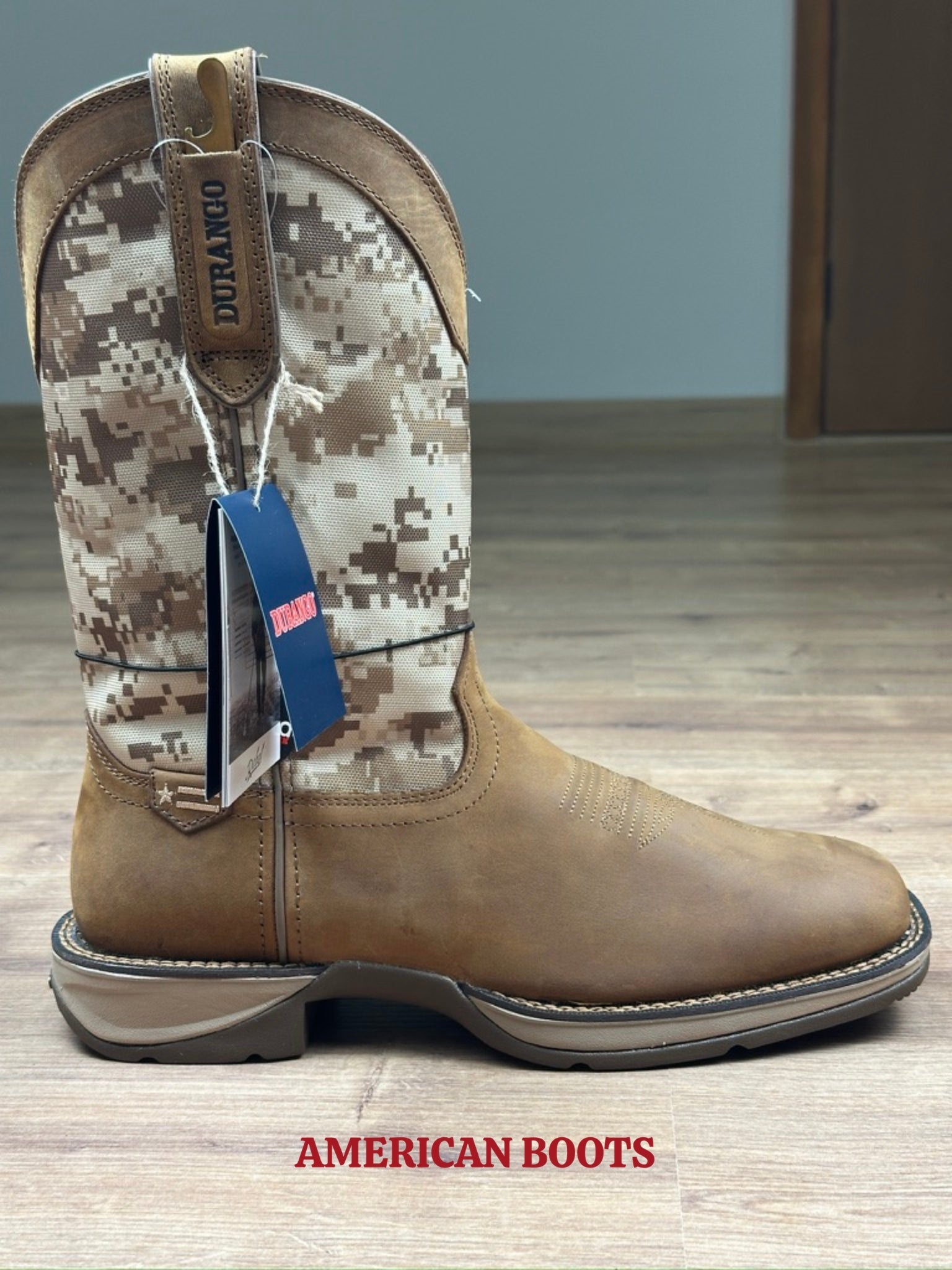 BOTA DURANGO REBEL, MILITAR c/ ABRIDOR DE GARRAFA — DDB0166.