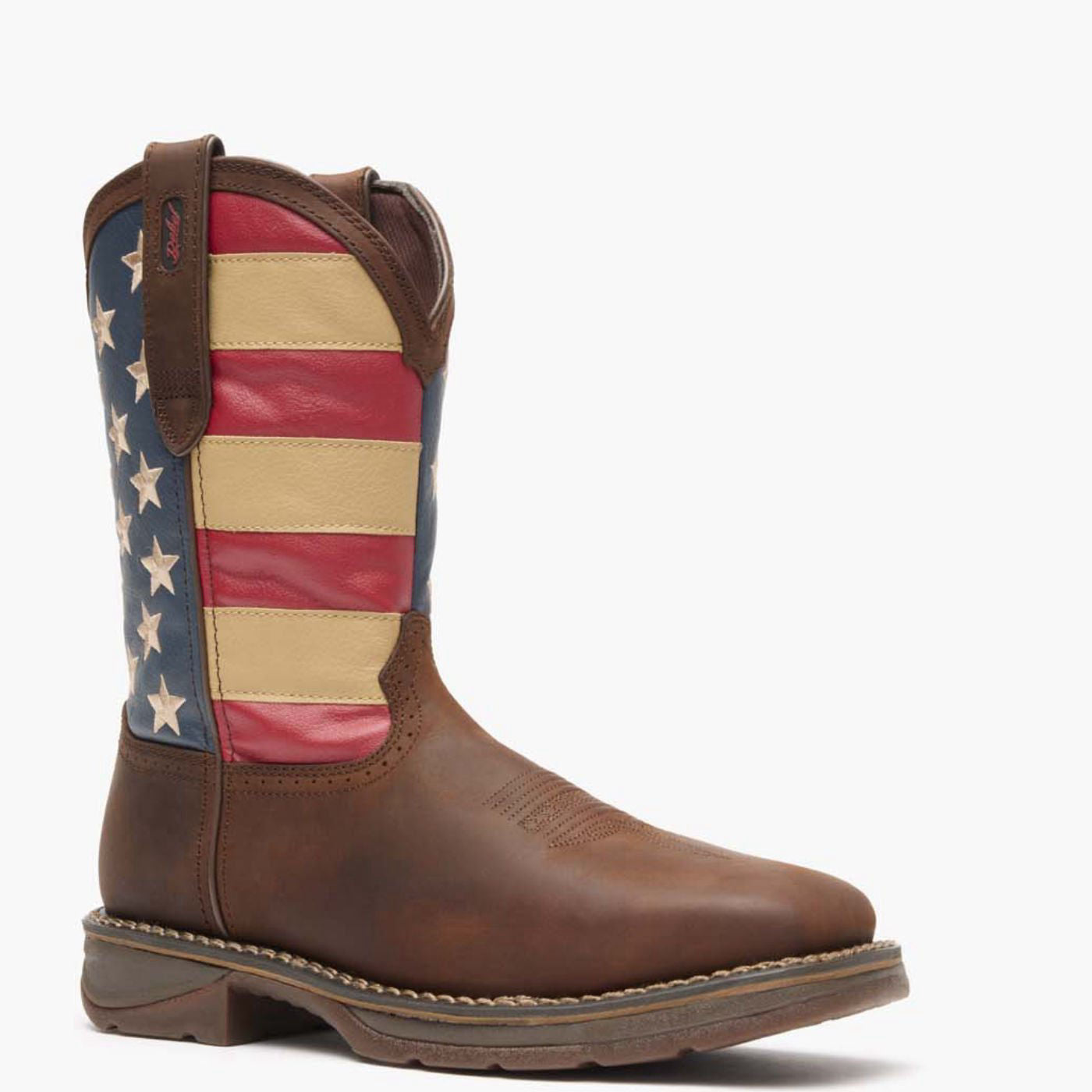 BOTA DURANGO® REBEL BANDEIRA AMERICANA C/ BIQUEIRA DE AÇO - D0009