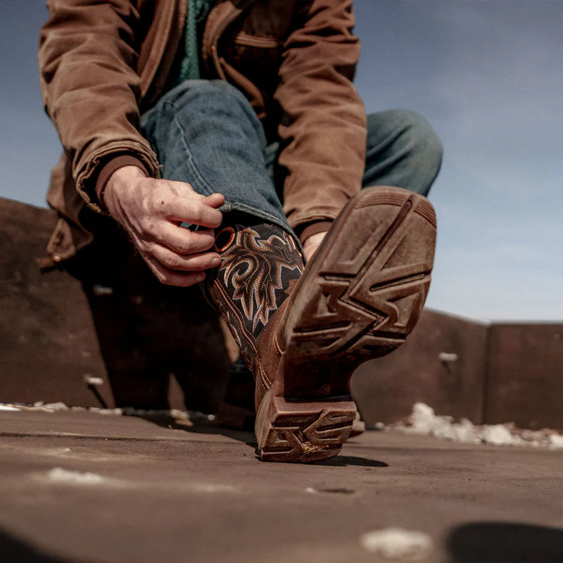 BOTA DURANGO REBEL, MARROM TABACO — D0499